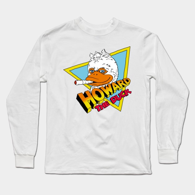 howard the duck Long Sleeve T-Shirt by Brunocoffee.id